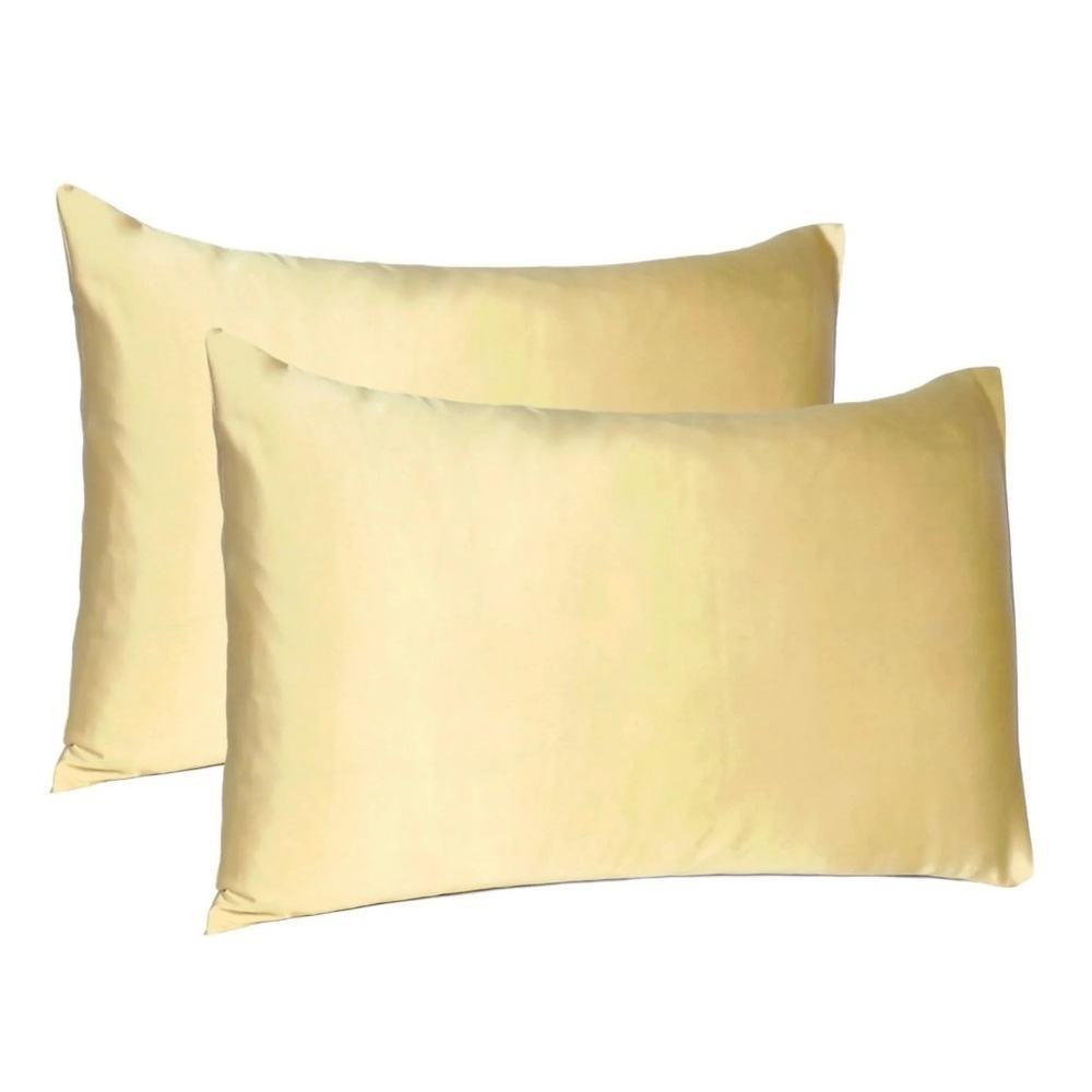 Barbara Barry dream satin tux queen pillowcases